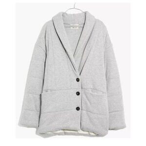 Madewell Sweatshirt Puffer Coat